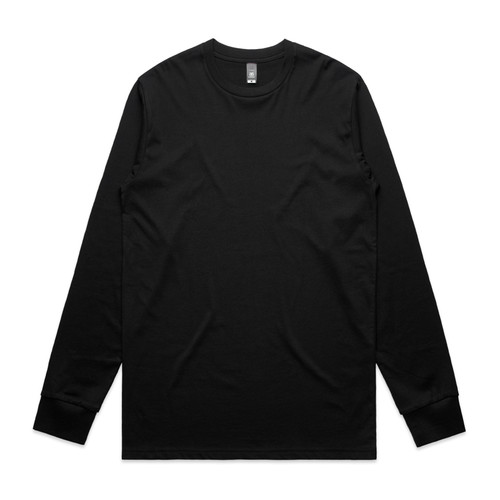 staple-l/s-tee-black